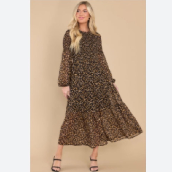 Mink Pink Mira Shirred Midi Dress XS - Picture 3 of 11